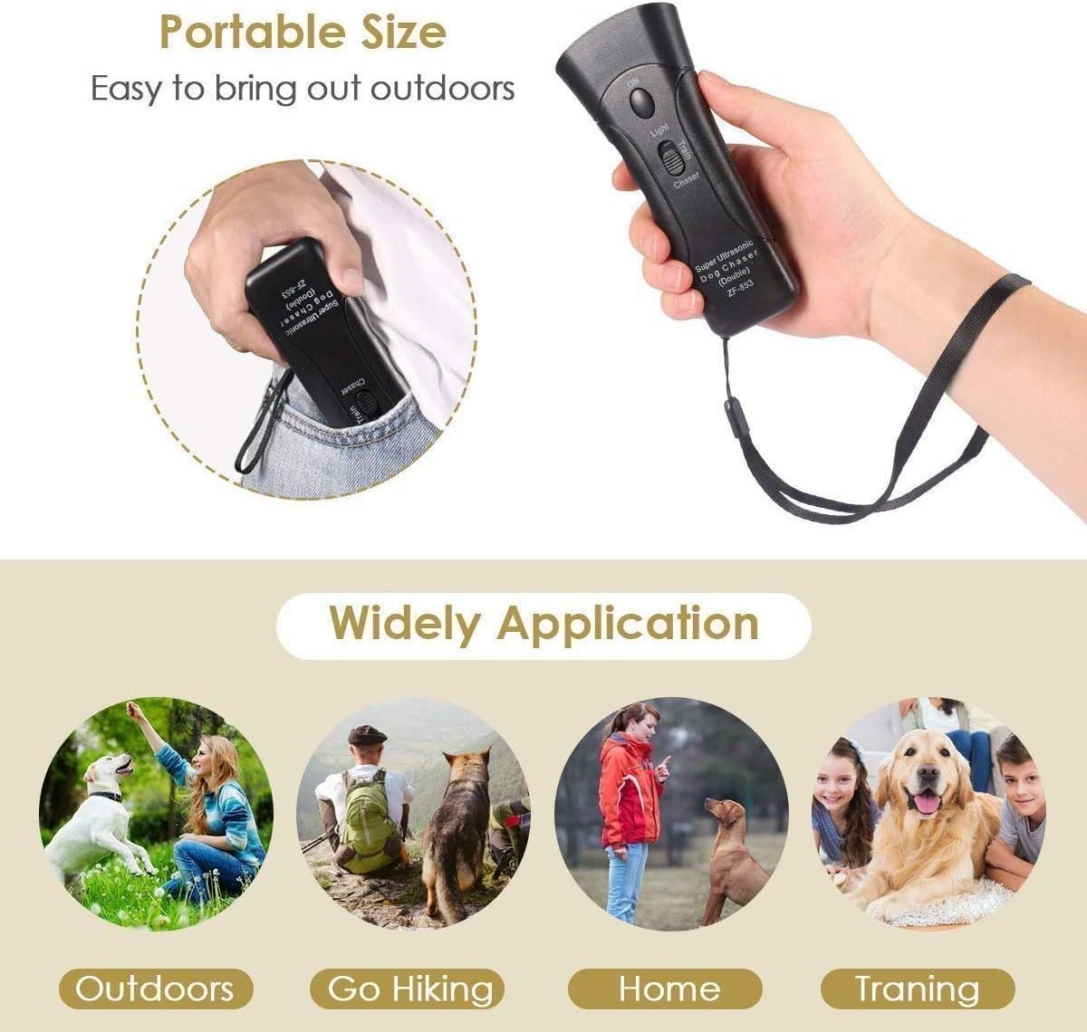Ultrasonic Dog Chaser,Stop Animals Attacks Aggression